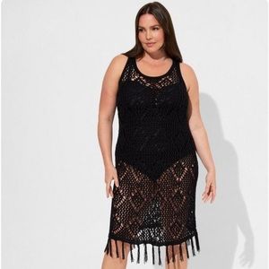 Torrid Beach cover up- crochet